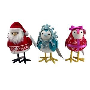 2022 Target Wondershop Winter Birds Featherly Friends Lot of 3